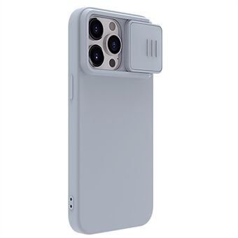 NILLKIN Voor iPhone 15 Pro Max Hoesje PC + Siliconen Schuifcamera Deksel Telefoonhoesje Compatibel met MagSafe