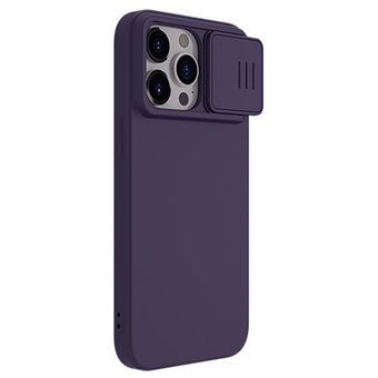 NILLKIN hoesje voor iPhone 15 Pro Max, gemaakt van PC + siliconen met een schuifbare cameradeksel, compatibel met MagSafe.