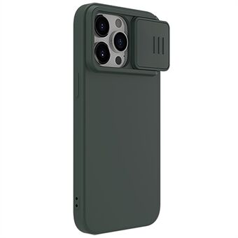 NILLKIN Voor iPhone 15 Pro Max Hoesje PC + Silicone Glijdende Camera Deksel Telefoonhoesje compatibel met MagSafe