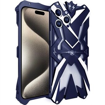 Voor iPhone 15 Pro Max Schokbestendige Telefoonhoes Slijtvaste Aluminiumlegering Telefoonhoes