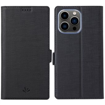 VILI K-serie voor iPhone 15 Pro Max hoesje PU-leer horizontale standaard telefoonhoesje