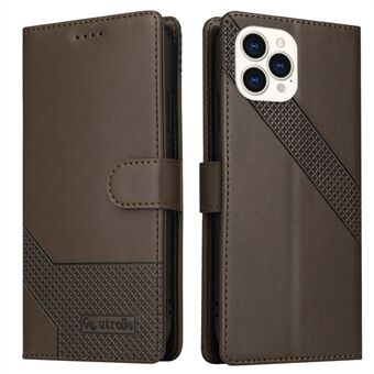 GQ.UTROBE 009-serie voor iPhone 15 Pro Max hoesje met geïmpregneerd leren portemonnee- en standaardfunctie voor smartphone