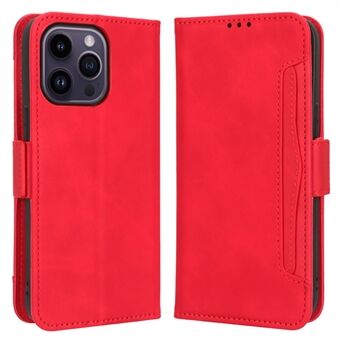 Voor iPhone 15 Pro Max Hoesje PU-leren Portemonnee Schokbestendige Stand Cover voor Telefoon