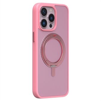 MOMAX iPhone 15 Pro Max hoesje Mat Telefoonhoesje compatibel met MagSafe Draaibare Kickstand