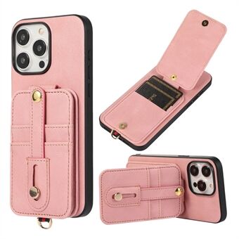 ABEEL Stijl 02 Voor iPhone 15 Pro Max Hoesje Verticaal Flip Kaartentas TPU+PU Mobielhoesje