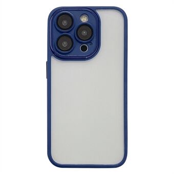 Voor iPhone 15 Pro Max Case Transparante Telefoonhoes Glas+TPU+PC Hybride Telefoonhoesje