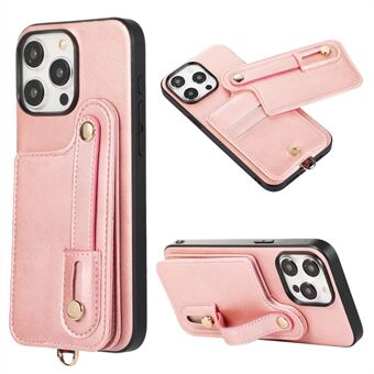 Stijl 03 Voor iPhone 15 Pro Max Hoesje PU Leder+TPU Telefoonhoesje Kaarthouder Shell