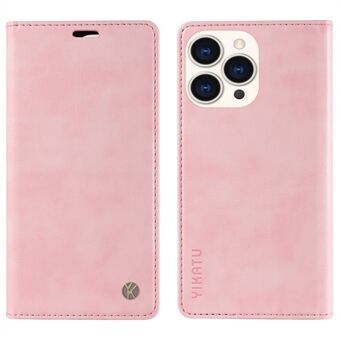 YIKATU YK-006 Voor iPhone 15 Pro Max Hoesje Standaard Portemonnee Magnetische Leren Cover Telefoonhoes