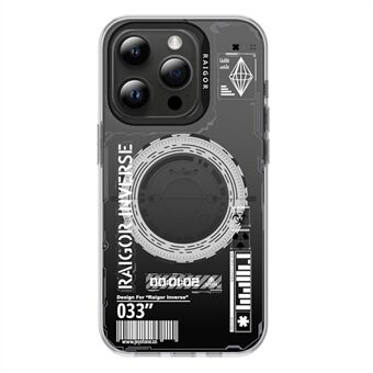 RAIGOR INVERSE Mecha Magnetic Series voor iPhone 15 Pro Max hoesje IMD Telefoonhoesje Geschikt voor MagSafe