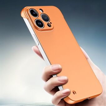 Voor iPhone 15 Pro Max Borderless hoesje Mat PC slanke telefoonhoes