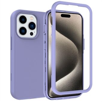 GW03 Voor iPhone 15 Pro Max Hoesje TPU + PC Anti-vingerafdruk Slimme Telefoonhoes