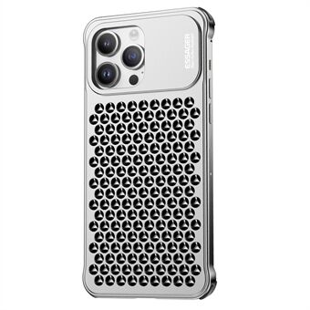 ESSAGER Voor iPhone 15 Pro Max Aluminium Legering Hoesje met Warmteafvoerende Achterkant