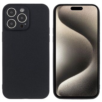 Voor iPhone 15 Pro Max dubbelzijdige matte telefoonhoes TPU schokbestendige achterkant beschermhoes