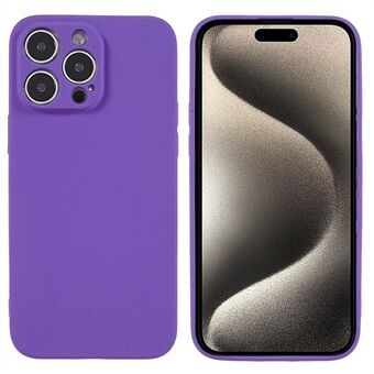 Voor de iPhone 15 Pro Max dubbelzijdige matte telefoonhoes TPU schokbestendige achtercover.