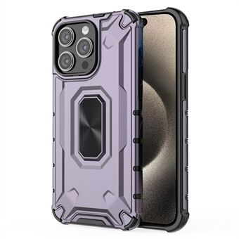 Voor iPhone 15 Pro Max Beschermhoes Harde PC Zachte TPU Valbescherming Telefoonhoesje