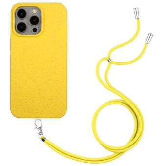 Voor iPhone 15 Pro Max Hoesje Anti-val Tarwestro + TPU Telefoonhoesje met Lange Touw