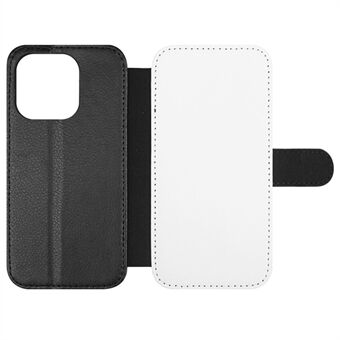 Voor iPhone 15 Pro Max lege afdrukbare hoesjes van PU leer om zelf over te brengen met warmte op te maken telefoonhoes.