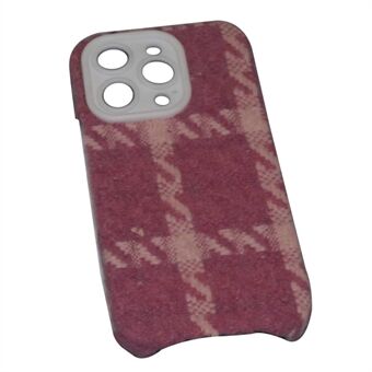 Voor iPhone 15 Pro Max hoesje Anti-Val Lens Frame TPU+Doek Telefoonbeschermer