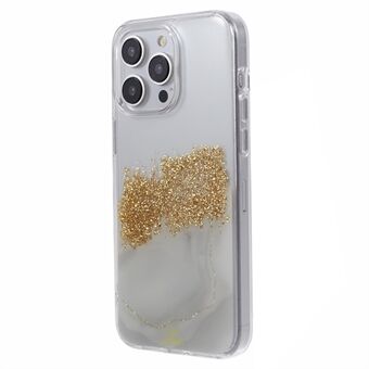 DFANS Starlight Shining Series voor iPhone 15 Pro Max telefoon hoesje Glanzende glitter PC+TPU cover
