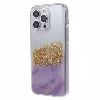 DFANS Starlight Shining-serie voor iPhone 15 Pro Max telefoonhoesje met glanzend glitter PC+TPU-omhulsel.