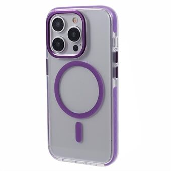 MUTURAL Voor iPhone 15 Pro Max Magnetische Hoes Slank-Design TPU+PC Telefoon Achterkant Case Compatibel met MagSafe