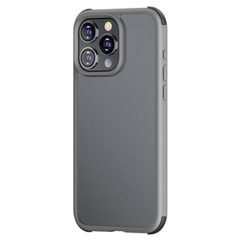 Voor de iPhone 15 Pro Max telefoonhoesje: TPU+PC contrastkleur mat anti-val beschermhoes.