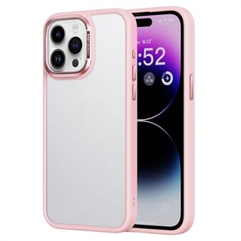 Voor iPhone 15 Pro Max Mobiele Telefoonhoesjes Aluminiumlegering Cameraframe Mat TPU+PC Hoesje