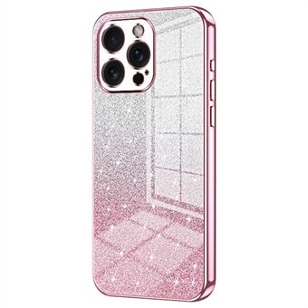 Voor iPhone 15 Pro Max mobielhoesje Precieze uitsparing TPU Electroplating Glitter Cover.