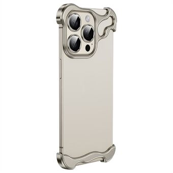 Voor de iPhone 15 Pro Max Bumperhoes met Camera Lens Beschermer Minimalistische, maar beschermende hoes.
