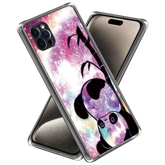 Voor iPhone 15 Pro Max Hoesje Ultra Dunne TPU Telefoonhoesje met Patroonprint.