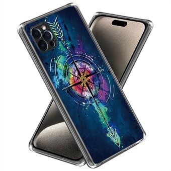 Voor iPhone 15 Pro Max hoesje Ultra Dunne TPU Telefoonhoes met Patroonprint
