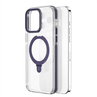 WIWU JKK-015 voor iPhone 15 Pro Max Hoesje compatibel met MagSafe TPU+PC+TPE Standaard Hoesje