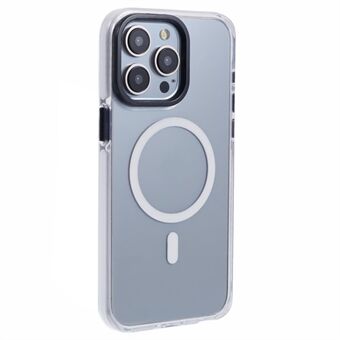 AR-serie voor iPhone 15 Pro Max Telefoonhoesje Dubbele Kleur Valbestendige Bescherming Compatibel met MagSafe