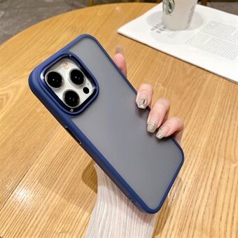 Voor een iPhone 15 Pro Max hoesje met een metalen lens frame, schokbestendig en beschermend telefoonhoesje.