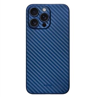 KZDOO Voor iPhone 15 Pro Max Carbon Fiber Textuur Achterkant Hoesje PP Telefoonhoes