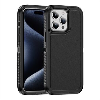 Voor iPhone 15 Pro Max hoesje TPU+PC Anti-val Telefoonhoesje Niet-slip zijrand