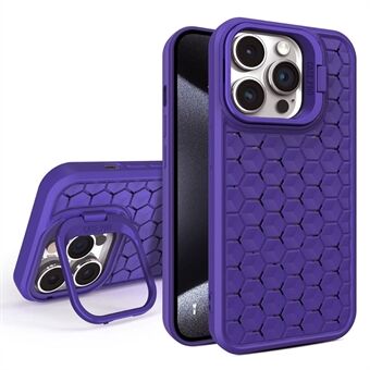 Voor iPhone 15 Pro Max Magnetisch Hoesje met warmteafvoerende TPU Cover en lensframe met standaard.