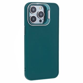 QH-serie voor de iPhone 15 Pro Max, zijdezachte hoes met lensframe, standaard en telefoonhoes van siliconen