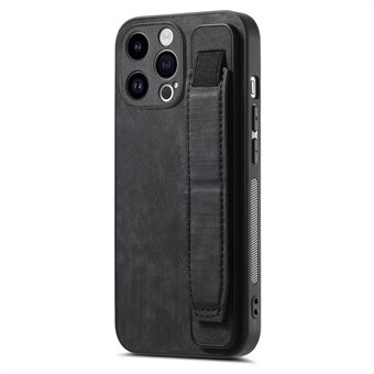D11 Voor iPhone 15 Pro Max Hoesje met Standaard PU Leer+TPU Telefoonhoes