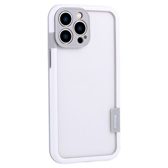 WOLMTT voor iPhone 15 Pro Max Anti-kras Hoesje met Dual Color Frame van PC+TPU Telefoonhoes