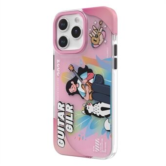 TGVI\'s Stylish Series voor iPhone 15 Pro Max Hoesje in Muziekstijl IML PET+TPU Telefoonhoesje