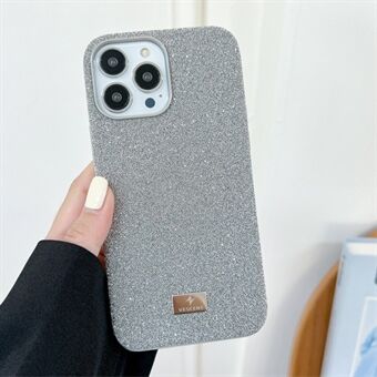 VESCENT Voor iPhone 15 Pro Max Anti-val PC+TPU Telefoonhoesje Hot Press Molding Glitter Poeder Telefoonhoesje.