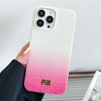 VESCENT Voor iPhone 15 Pro Max hoesje Glitterig Poeder Verloopkleur PC+TPU Telefoonhoes