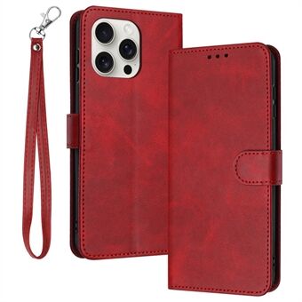 Voor iPhone 15 Pro Max Mobiele Accessoires Leverancier PU Leren Portemonnee Kalfs Textuur Hoesje Telefoonhoesje