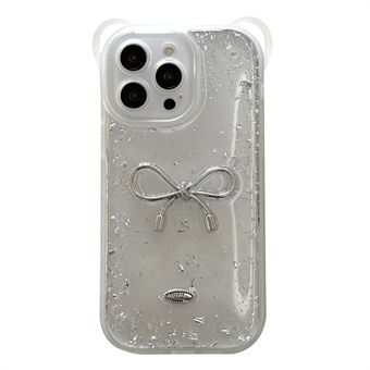 Voor iPhone 15 Pro Max-hoesje 3D gepersonaliseerd patroon PC+TPU telefoonhoesje met handriem