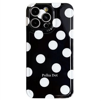 Voor iPhone 15 Pro Max Hoesje Air Cushion IMD Polkadot TPU Telefoonhoesje