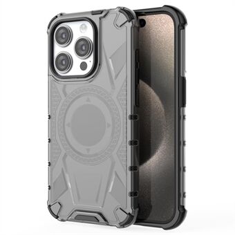 Voor iPhone 15 Pro Max hoesje PC+TPU hoeken schokbestendige bescherming telefoonhoesje