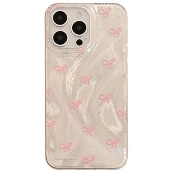 Voor iPhone 15 Pro Max Hoesje Boogpatroon Esthetische TPU Telefoonhoes