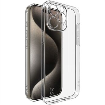 IMAK UX-5-serie voor iPhone 15 Pro Max Case Dunne pasvorm TPU Kristalheldere telefoonhoes