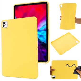 Voor iPad Pro 13 (2024) Hoesje Liquid Silicone Krasbestendige Tablethoes